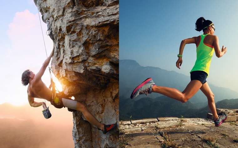 Osteopathie für Sportler 2019: © shutterstock.com/lzf (links), Dudarev Mikhail (rechts). Lizensiert auf Martin Hasieber (Kommunikationsdesign)